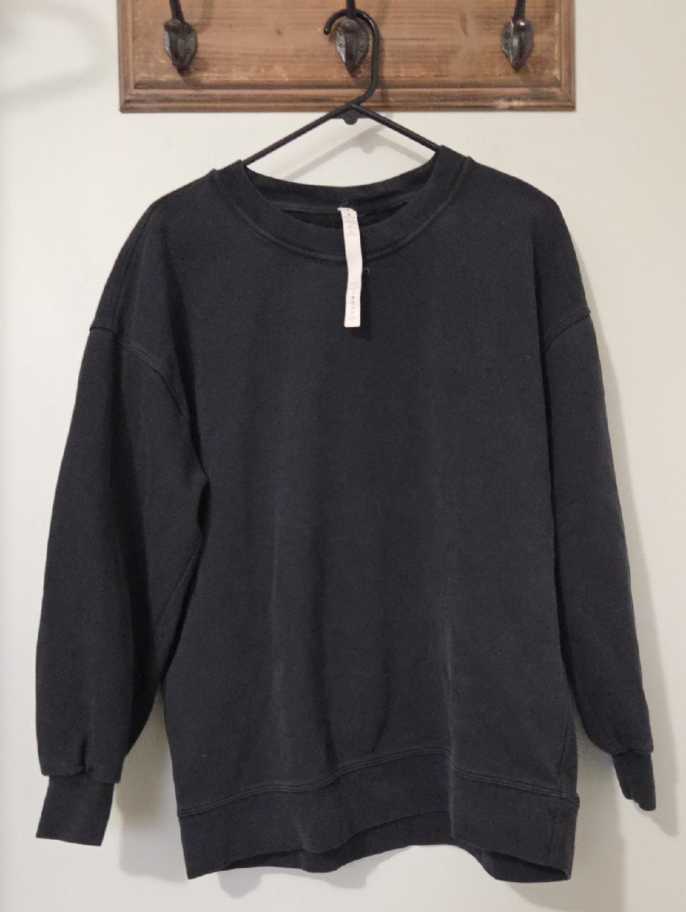 Lululemon Perfectly Oversized Crew Neck Sweatshirt Size 8 Black